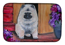 Load image into Gallery viewer, Keeshond Dish Drying Mat – Absorbent, Artistic Kitchen Essentials SS8622DDM