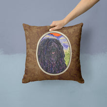 Load image into Gallery viewer, Puli Throw Pillow - 14x14 Decorative Pillow – Art for Your Home &amp; Patio