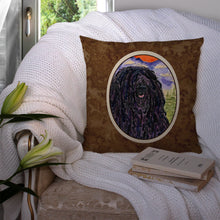 Load image into Gallery viewer, Puli Throw Pillow - 14x14 Decorative Pillow – Art for Your Home &amp; Patio