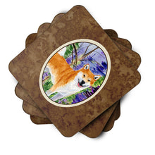 Load image into Gallery viewer, Shiba Inu Coasters - Set of 4 Lightweight Foam, Absorbent Drink Coasters