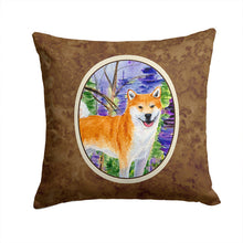 Load image into Gallery viewer, Shiba Inu Throw Pillow - 14x14 Decorative Pillow – Art for Your Home &amp; Patio