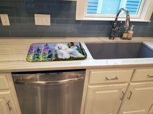 Load image into Gallery viewer, Poodle Dish Drying Mat – Absorbent, Artistic Kitchen Essentials SS8639DDM