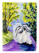 Load image into Gallery viewer, Tibetan Terrier Flag Canvas House Size