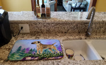 Load image into Gallery viewer, Border Terrier Dish Drying Mat – Absorbent, Artistic Kitchen Essentials SS8664DDM