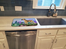 Load image into Gallery viewer, Border Terrier Dish Drying Mat – Absorbent, Artistic Kitchen Essentials SS8664DDM