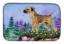Load image into Gallery viewer, Border Terrier Dish Drying Mat – Absorbent, Artistic Kitchen Essentials SS8664DDM
