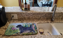 Load image into Gallery viewer, Cairn Terrier Dish Drying Mat – Absorbent, Artistic Kitchen Essentials SS8665DDM