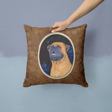 Load image into Gallery viewer, Bullmastiff Throw Pillow - 14x14 Decorative Pillow – Art for Your Home &amp; Patio