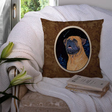 Load image into Gallery viewer, Bullmastiff Throw Pillow - 14x14 Decorative Pillow – Art for Your Home &amp; Patio