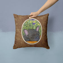 Load image into Gallery viewer, French Bulldog Throw Pillow - 14x14 Decorative Pillow – Art for Your Home &amp; Patio