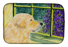 Load image into Gallery viewer, Golden Retriever Dish Drying Mat – Absorbent, Artistic Kitchen Essentials SS8680DDM