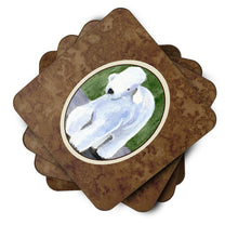 Load image into Gallery viewer, Bedlington Terrier Coasters - Set of 4 Lightweight Foam, Absorbent Drink Coasters