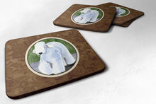 Load image into Gallery viewer, Bedlington Terrier Coasters - Set of 4 Lightweight Foam, Absorbent Drink Coasters
