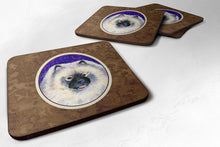 Load image into Gallery viewer, Keeshond Coasters - Set of 4 Lightweight Foam, Absorbent Drink Coasters