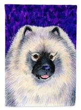 Load image into Gallery viewer, Keeshond Garden Flag - Outdoor Decorative Yard Flag