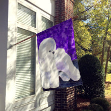Load image into Gallery viewer, Bichon Frise Flag Canvas House Size