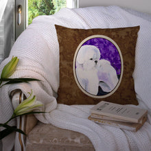 Load image into Gallery viewer, Bichon Frise Throw Pillow - 14x14 Decorative Pillow – Art for Your Home &amp; Patio