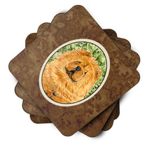 Load image into Gallery viewer, Chow Chow Coasters - Set of 4 Lightweight Foam, Absorbent Drink Coasters