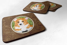 Load image into Gallery viewer, Corgi Coasters - Set of 4 Lightweight Foam, Absorbent Drink Coasters