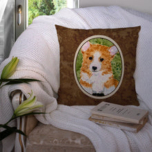 Load image into Gallery viewer, Corgi Throw Pillow - 14x14 Decorative Pillow – Art for Your Home &amp; Patio