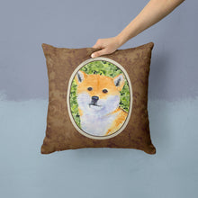 Load image into Gallery viewer, Shiba Inu Throw Pillow - 14x14 Decorative Pillow – Art for Your Home &amp; Patio