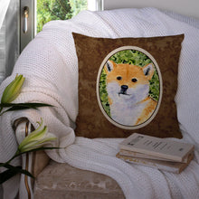 Load image into Gallery viewer, Shiba Inu Throw Pillow - 14x14 Decorative Pillow – Art for Your Home &amp; Patio
