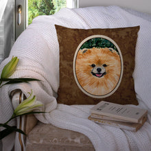 Load image into Gallery viewer, Pomeranian Throw Pillow - 14x14 Decorative Pillow – Art for Your Home &amp; Patio