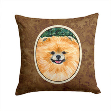 Load image into Gallery viewer, Pomeranian Throw Pillow - 14x14 Decorative Pillow – Art for Your Home &amp; Patio