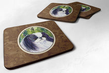 Load image into Gallery viewer, Japanese Chin Coasters - Set of 4 Lightweight Foam, Absorbent Drink Coasters
