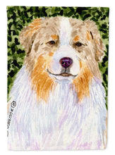 Load image into Gallery viewer, Australian Shepherd Flag Canvas House Size