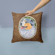 Load image into Gallery viewer, Australian Shepherd Throw Pillow - 14x14 Decorative Pillow – Art for Your Home &amp; Patio
