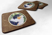 Load image into Gallery viewer, Australian Shepherd Coasters - Set of 4 Lightweight Foam, Absorbent Drink Coasters