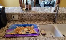 Load image into Gallery viewer, Yorkie Dish Drying Mat – Absorbent, Artistic Kitchen Essentials SS8749DDM