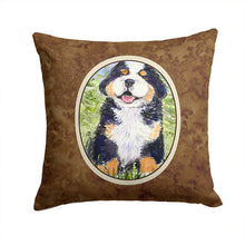 Load image into Gallery viewer, Bernese Mountain Dog Throw Pillow - 14x14 Decorative Pillow – Art for Your Home &amp; Patio