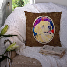 Load image into Gallery viewer, Golden Retriever Throw Pillow - 14x14 Decorative Pillow – Art for Your Home &amp; Patio