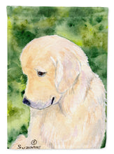 Load image into Gallery viewer, Golden Retriever Flag Canvas House Size