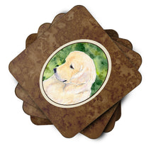 Load image into Gallery viewer, Golden Retriever Coasters - Set of 4 Lightweight Foam, Absorbent Drink Coasters