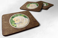Load image into Gallery viewer, Golden Retriever Coasters - Set of 4 Lightweight Foam, Absorbent Drink Coasters