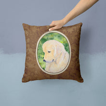 Load image into Gallery viewer, Golden Retriever Throw Pillow - 14x14 Decorative Pillow – Art for Your Home &amp; Patio