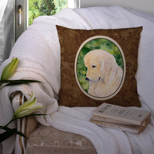 Load image into Gallery viewer, Golden Retriever Throw Pillow - 14x14 Decorative Pillow – Art for Your Home &amp; Patio