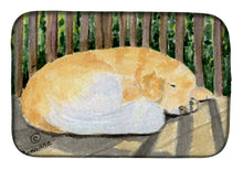 Load image into Gallery viewer, Golden Retriever Dish Drying Mat – Absorbent, Artistic Kitchen Essentials SS8760DDM