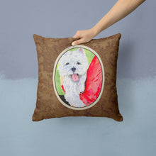 Load image into Gallery viewer, Westie Throw Pillow - 14x14 Decorative Pillow – Art for Your Home &amp; Patio