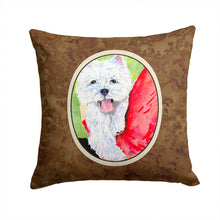 Load image into Gallery viewer, Westie Throw Pillow - 14x14 Decorative Pillow – Art for Your Home &amp; Patio