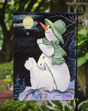 Load image into Gallery viewer, Snowman with Westie Garden Flag - Outdoor Decorative Yard Flag