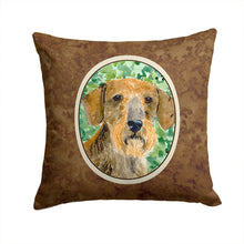 Load image into Gallery viewer, Dachshund Throw Pillow - 14x14 Decorative Pillow – Art for Your Home &amp; Patio