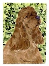 Load image into Gallery viewer, Cocker Spaniel Flag Canvas House Size
