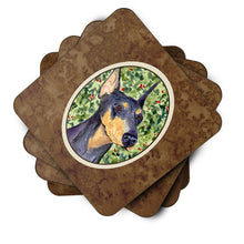 Load image into Gallery viewer, Doberman Coasters - Set of 4 Lightweight Foam, Absorbent Drink Coasters