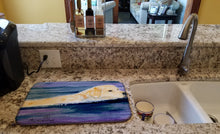 Load image into Gallery viewer, Golden Retriever Dish Drying Mat – Absorbent, Artistic Kitchen Essentials SS8814DDM