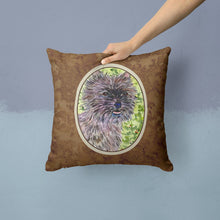 Load image into Gallery viewer, Cairn Terrier Throw Pillow - 14x14 Decorative Pillow – Art for Your Home &amp; Patio
