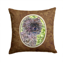Load image into Gallery viewer, Cairn Terrier Throw Pillow - 14x14 Decorative Pillow – Art for Your Home &amp; Patio
